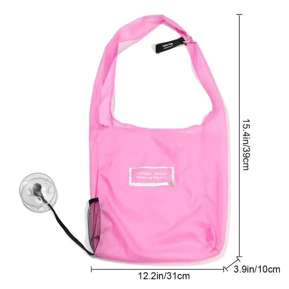 Foldable Retractable Supermarket Shopping Storage Bag rotating storage bag Environmentally Friendly and Reusable shopping bag