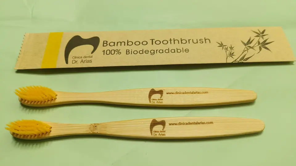 100Pcs Customized Laser Engraving LOGO Bamboo Toothbrushes Portable Eco Friendly Adults Wooden Tooth Brush Hotel Supply Product